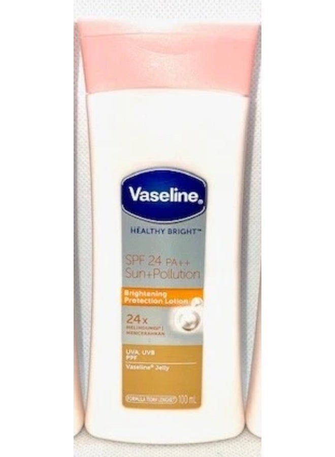Vaseline Healthy Bright SPF 24 Sun Plus Pollution Protection Lotion 100ml - Image 1